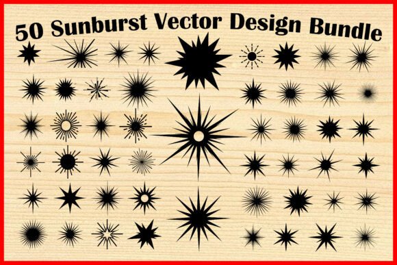 50 Sunburst Graphics & Illustrations for Bold Branding