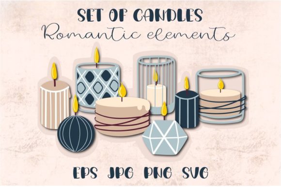 Candles Burning Candle Clipart