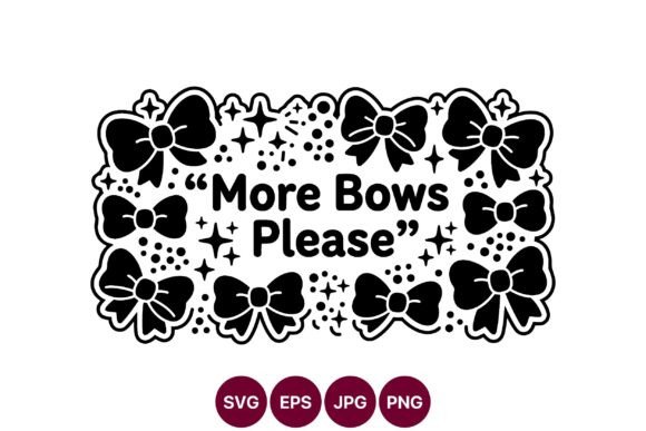 Cute Bow Clipart Silhouette Art: A Designer's Review
