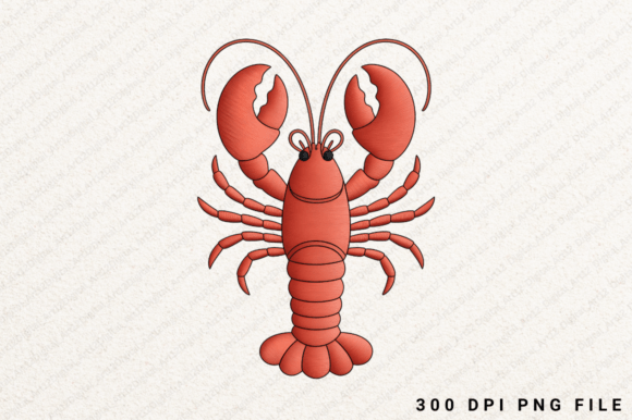 Lobster Sublimation PNG Clipart: Graphics for Editorial & Illustrations