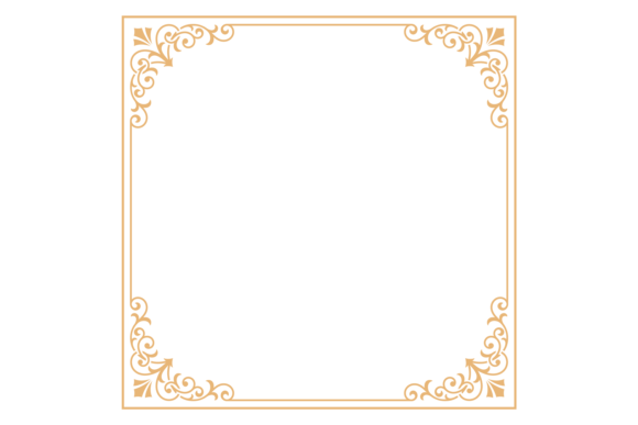 Luxury Golden Border Graphics and Illustrations Review