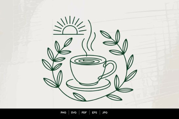 Morning Coffee Cup Line Art: A Designer's Review