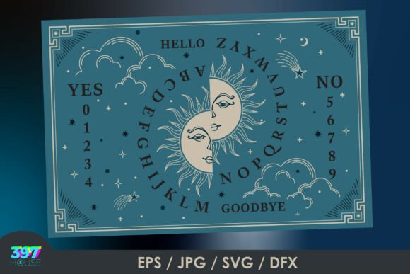 Ouija Board – Graphics & Illustrations