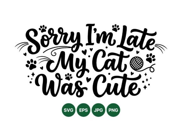 Review: Cute Cat Quotes SVG Design for Embroidery